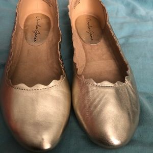 Amelia Grace Gold Flats